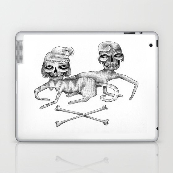 Bone Couple Laptop & iPad Skin