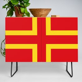 Historical flag of Normandy Credenza
