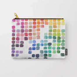 Favorite Colors Carry-All Pouch | Painting, Organized, Chart, Box, Rainbow, Acrylic, Shades, Palette, Abstract, Bright 