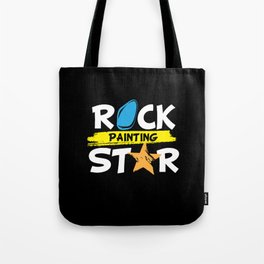 Rock Painting Star Stones Tote Bag