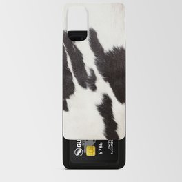 Black and White Cowhide, Cow Skin Print Pattern Android Card Case