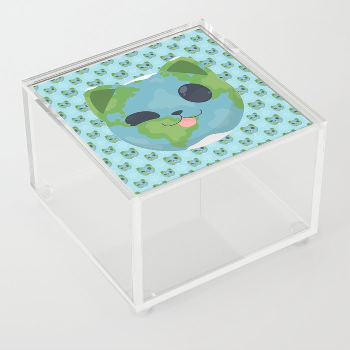 Earth Cat Acrylic Box