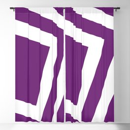 Dark purple squares background Blackout Curtain