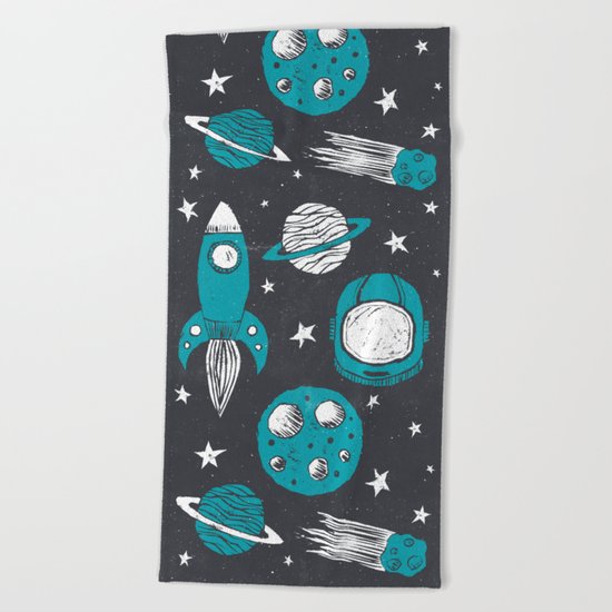 Space Age Beach Towel