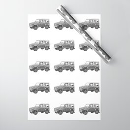 Retro Landrover Wrapping Paper