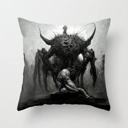 The Soul Eater Throw Pillow