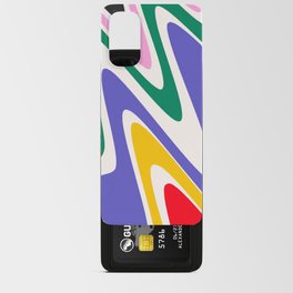 Bold Colorful Swirl Abstract Modern Pattern Android Card Case