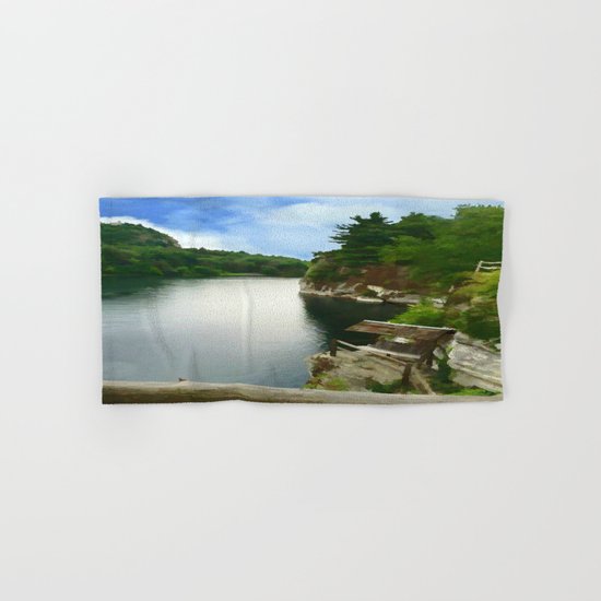 Majestic Mohonk Lake Hand & Bath Towel