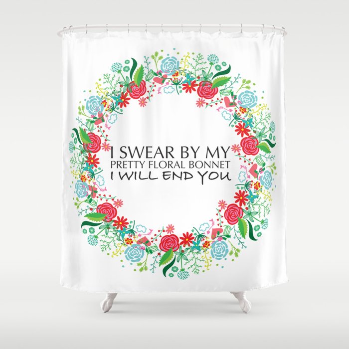 I Swear Shower Curtain By Wickedtink Society6 I Swear Shower Curtain
