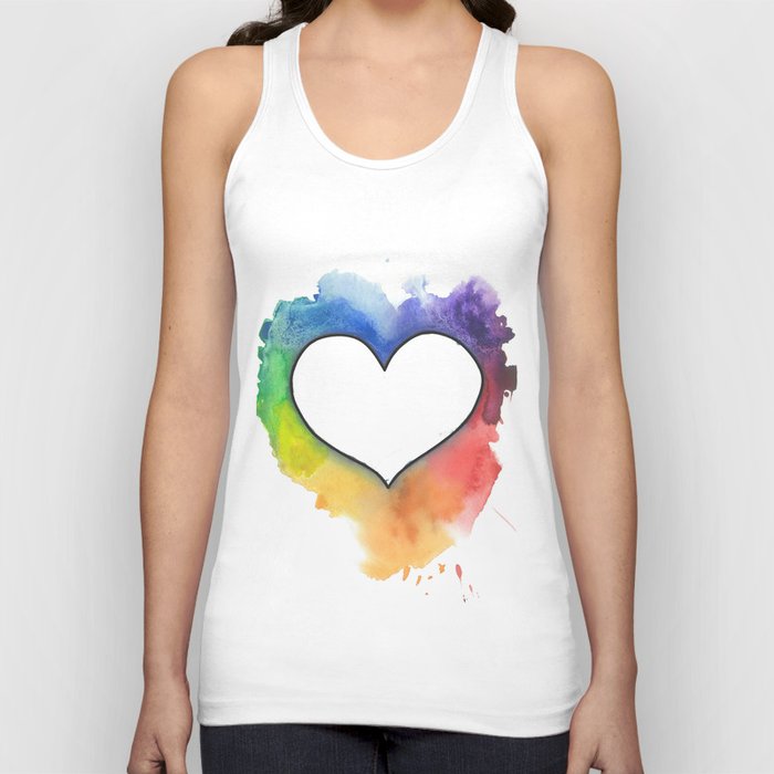 Rainbow Love Tank Top