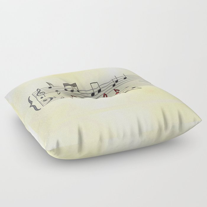 Music Floor Pillow