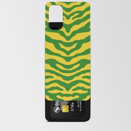 Yellow and Green Zebra Android Card Case