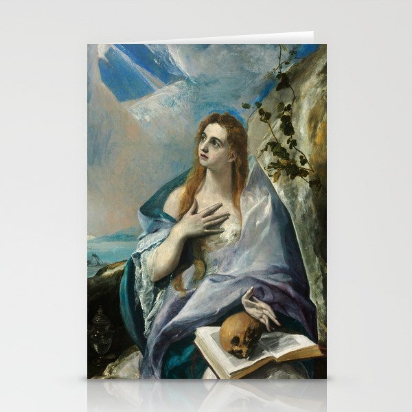 El Greco (Domenikos Theotokopoulos) "The Penitent Magdalene" Stationery Cards