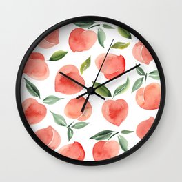 peaches Wall Clock