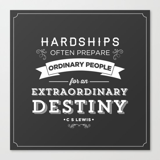 CS Lewis - Extraordinary Canvas Print