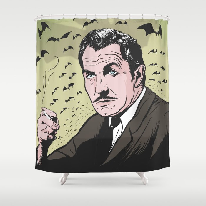Vincent Price "The Bat" Shower Curtain