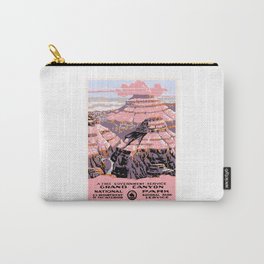 1938 Grand Canyon National Park Travel Poster Carry-All Pouch | Wondersoftheworld, Unesco, Wpaposter, 1938Nationalpark, Grandcanyonposter, Wpatravelposter, Vintagetravel, Retrotravel, Vintagegrandcanyon, Graphicdesign 