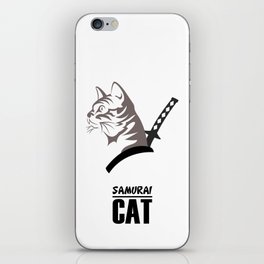 Samurai Cat iPhone Skin