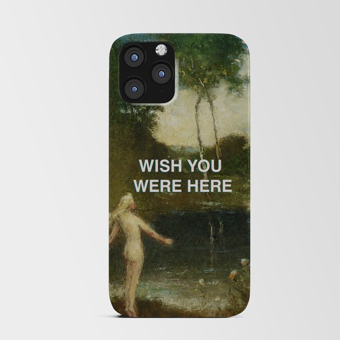 Wish you were here iPhone Card Case