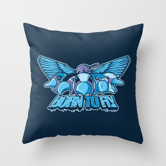 BORN TO FLY Throw Pillow