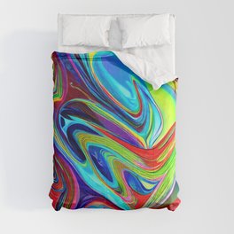 Liquid Background Pattern Comforter