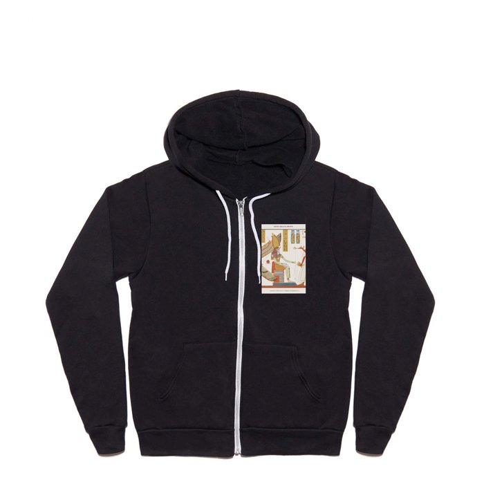 Gods of Egypt Pharaohs of Egypt Monuments of Egypt Full Zip Hoodie