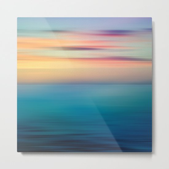 Abstract Seascape Metal Print