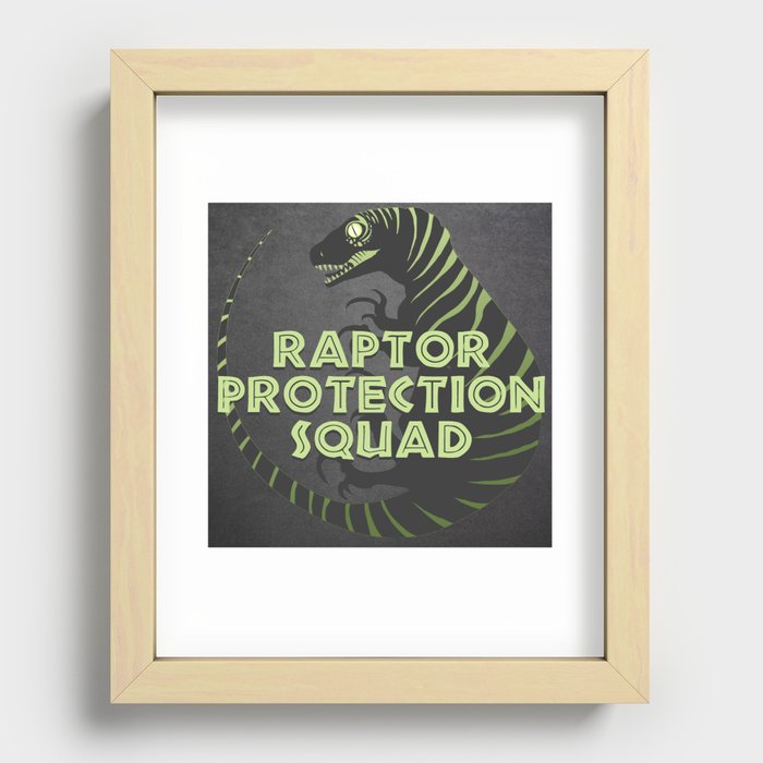 RPS (Raptor Protection Squad) - CHARLIE Recessed Framed Print