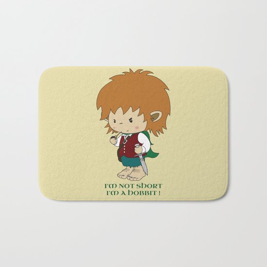 I'm not short, I'm a hobbit Bath Mat