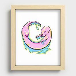 Lil' Dicky Otter Recessed Framed Print
