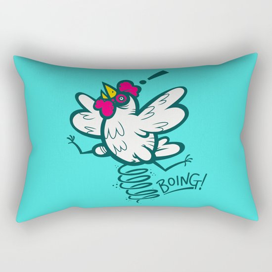 Spring Chicken Rectangular Pillow