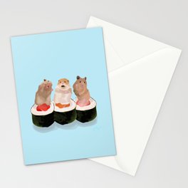 Sushi Hamsters Stationery Card
