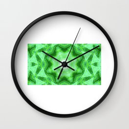 Neon dots hud nexus 3d illustration Wall Clock