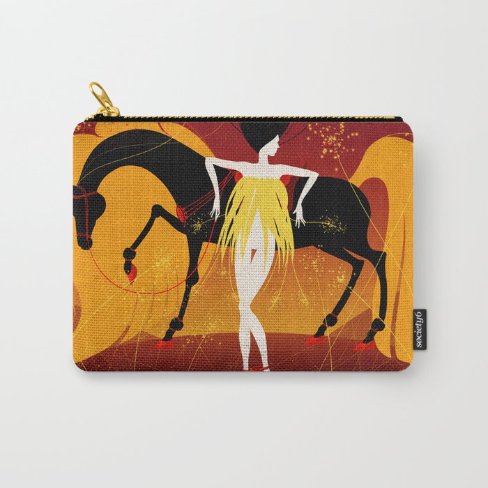 Black Horse Carry-All Pouch