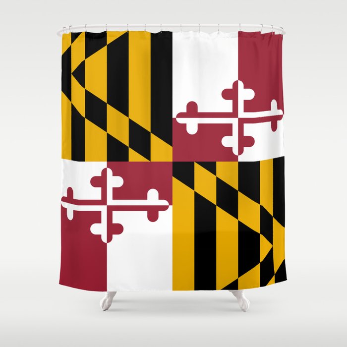 State flag of Flag Maryland Shower Curtain