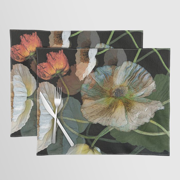 Meandering Poppies Placemat