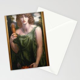 Dante Gabriel Rossetti Mnemosyne Stationery Card