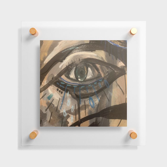 Look into his Eye Floating Acrylic Print