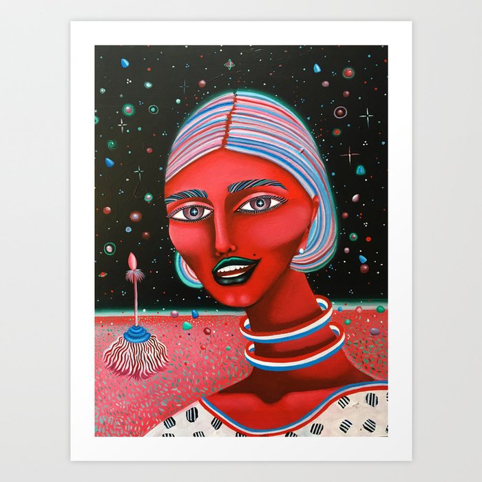 Celeste Art Print By Isabellakellyramirez Society6