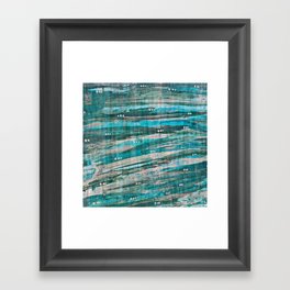 Horizontal Green Home Design  Framed Art Print