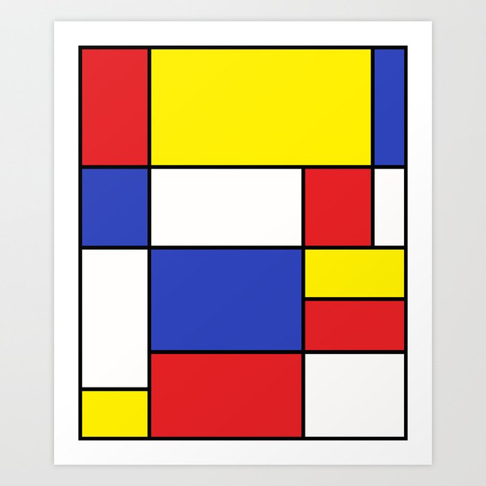 Mondrian #15 Art Print