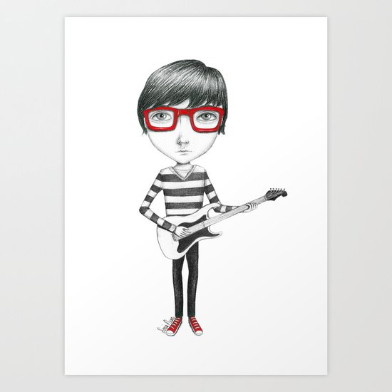 Rock Star Art Print