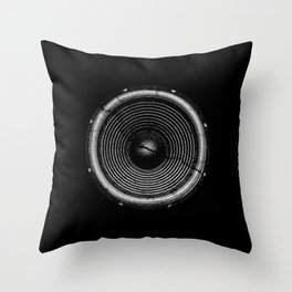 Cracked speaker Throw Pillow