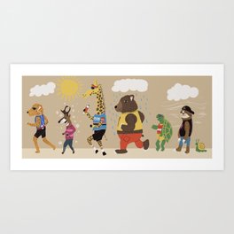 Running Is Not Canceled Art Print