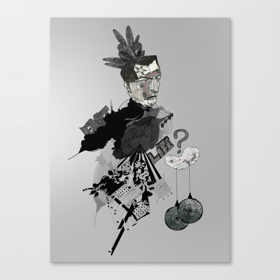 My interrogation? Canvas Print