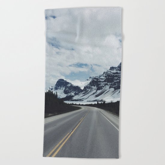 Banff Road Beach Towel