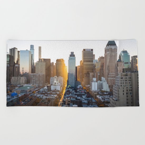 Beautiful NYC Beach Towel