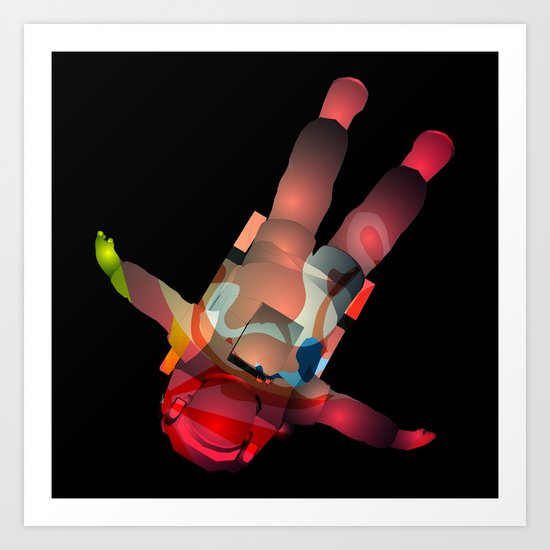 Now I'm Floating in Space Art Print