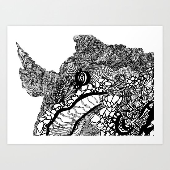 Whale #1 Art Print