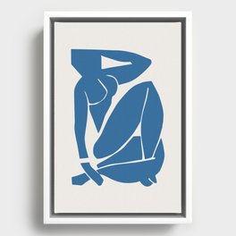 Matisse Blue Woman 3, Henri Matisse Blue Nudes, Art Decor Framed Canvas